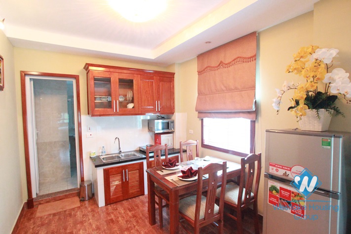 Beautiful studio apartment for lease in Tay Ho area, Ha Noi