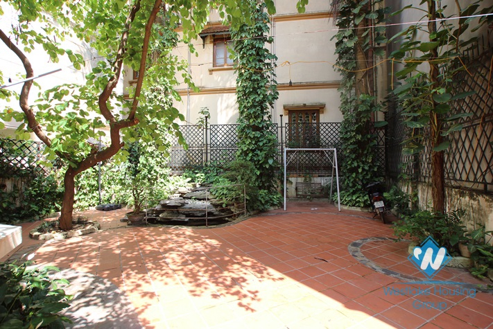 Stunning villa with large yard and garden in To Ngoc Van st, Tay Ho, Ha Noi