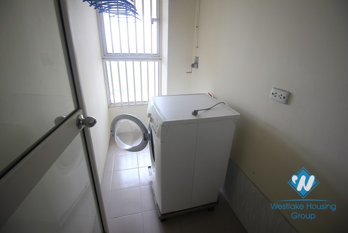 Modern apartment with outdoor balcony for rent in P tower, Ciputra, Tay Ho 