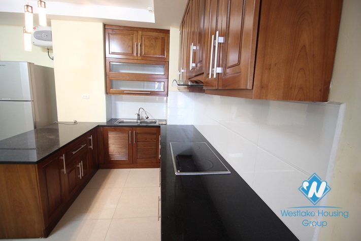 Modern apartment with outdoor balcony for rent in P tower, Ciputra, Tay Ho 