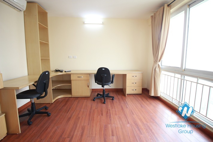Nice and big size apartment for rent in P Tower Ciputra, Tay Ho area 