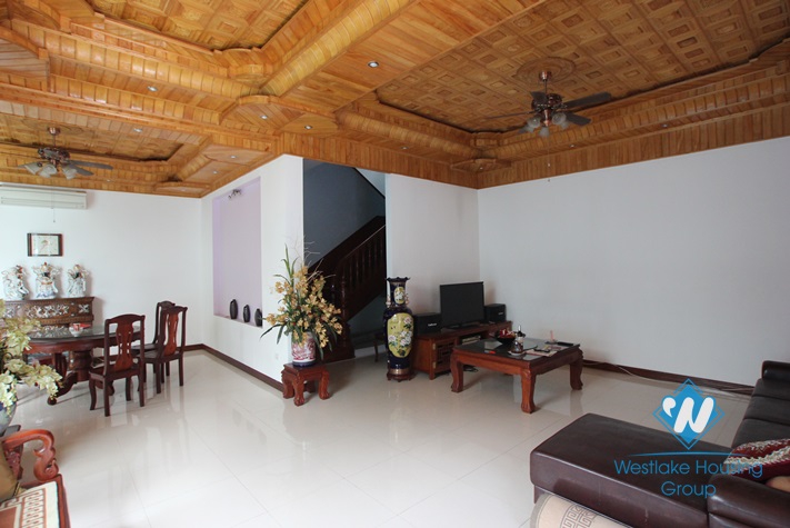 Furnished house with swimming pool available for rent  in Tay Ho district, Hanoi