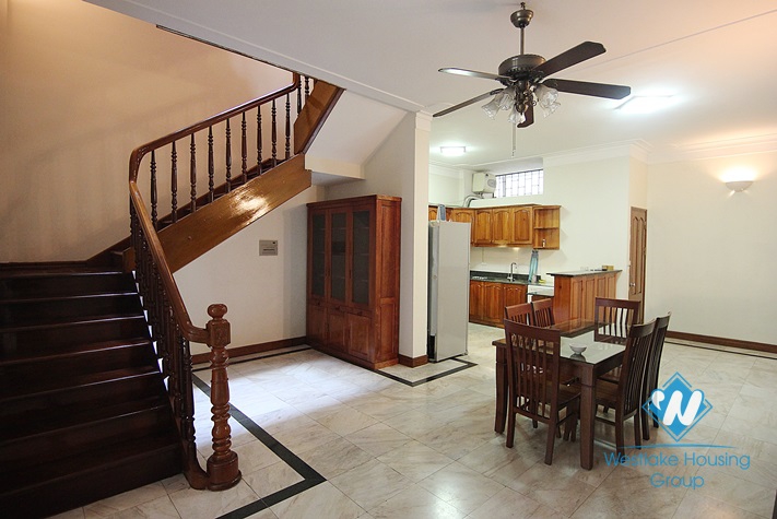 Lovely swimming pool house for rent on To Ngoc Van, Tay Ho