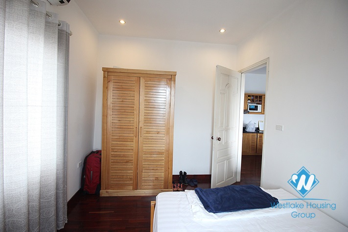 Apartment with nice view for lease in An Duong street, Tay Ho, Hanoi