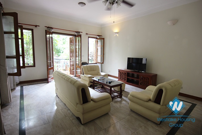 Lovely swimming pool house for rent on To Ngoc Van, Tay Ho