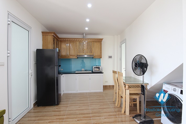 New one bedroom apartment with lake view for rent in Tay Ho area 