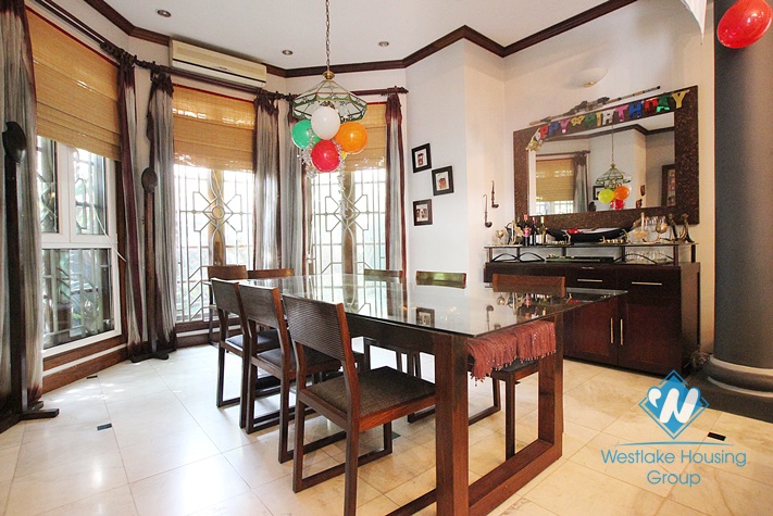 Stunning villa with large yard and garden in To Ngoc Van st, Tay Ho, Ha Noi