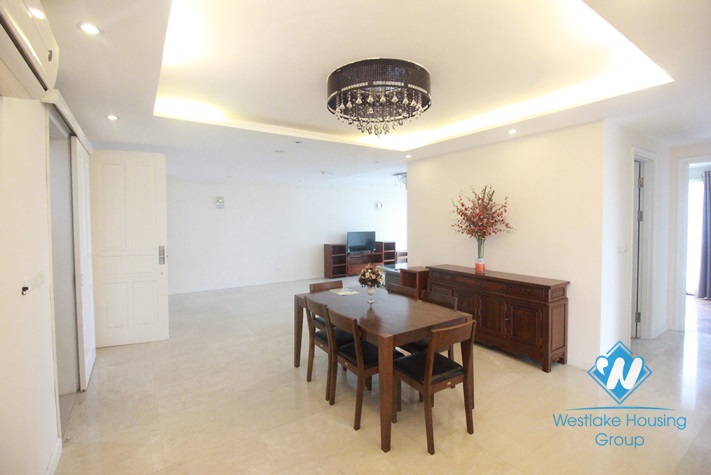 Spacious and bright apartment for rent in Ciputra, Tay Ho, Hanoi