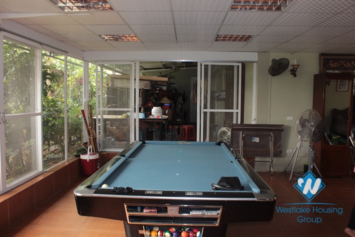 House with large garden for lease in An Duong street, Tay Ho, Hanoi