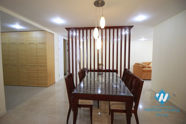 Nice and big size apartment for rent in P Tower Ciputra, Tay Ho area 