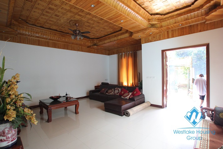 Furnished house with swimming pool available for rent  in Tay Ho district, Hanoi