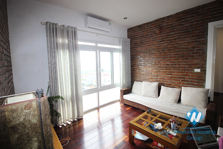Apartment with nice view for lease in An Duong street, Tay Ho, Hanoi