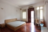 Small house with lake view available for rent on Au Co street, Tay Ho, Hanoi, fully furnished.