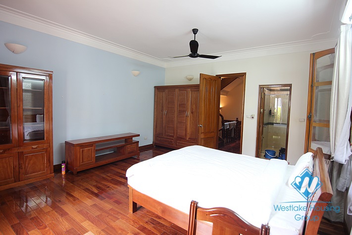 Lovely swimming pool house for rent on To Ngoc Van, Tay Ho