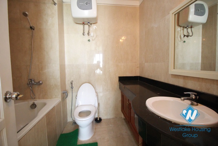 Nice and big size apartment for rent in P Tower Ciputra, Tay Ho area 