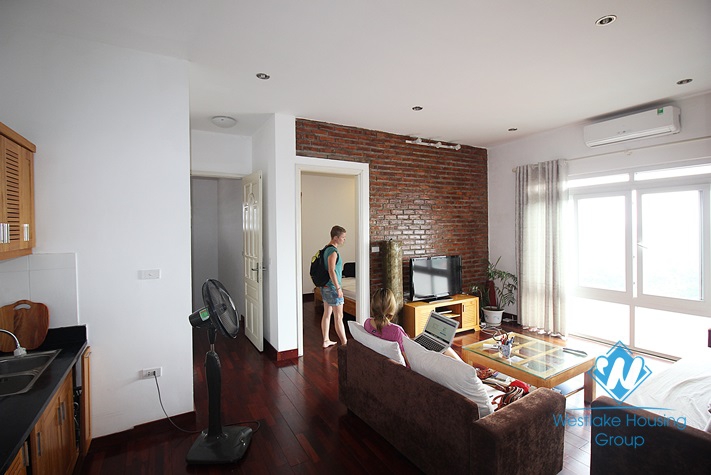 Apartment with nice view for lease in An Duong street, Tay Ho, Hanoi