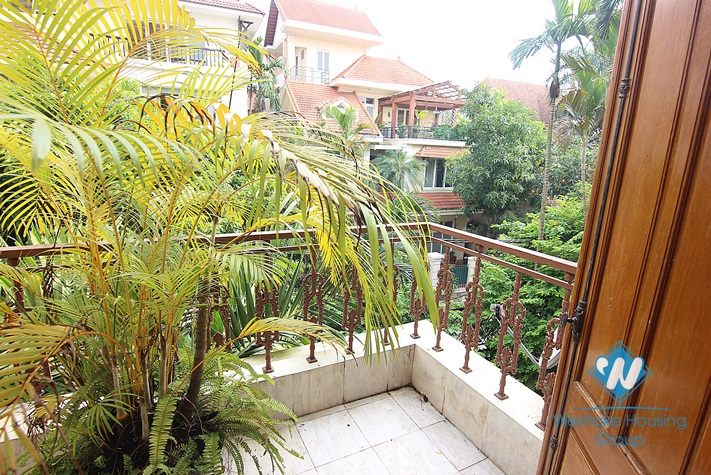 Lovely swimming pool house for rent on To Ngoc Van, Tay Ho
