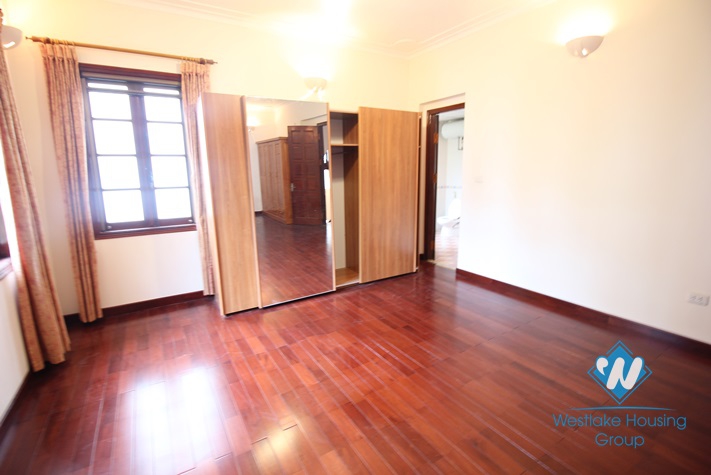 Charming house located in a quiet area with swimming pool and 5 bedrooms for rent in Westlake Tay Ho, Hanoi, Vietnam