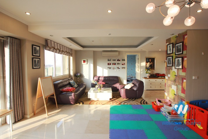 Spacious apartment for rent in Ciputra, Hanoi