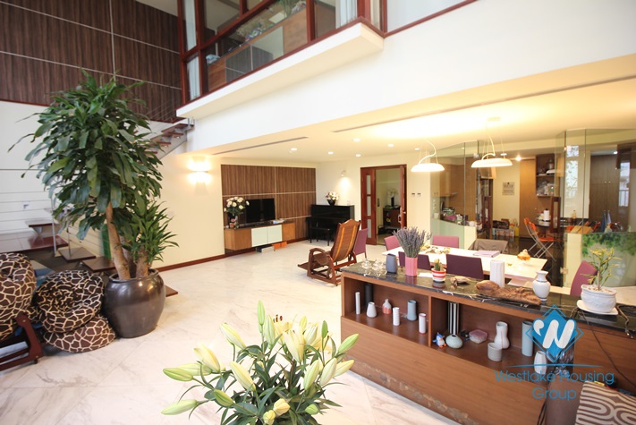 Elegant apartment with 4 bedrooms for rent in Ciputra