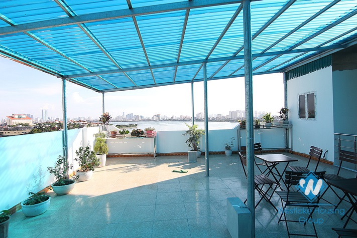 New one bedroom apartment with lake view for rent in Tay Ho area 