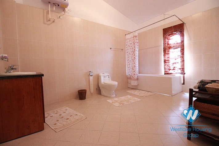 A nice house with swimming pool for rent in Tay Ho area.