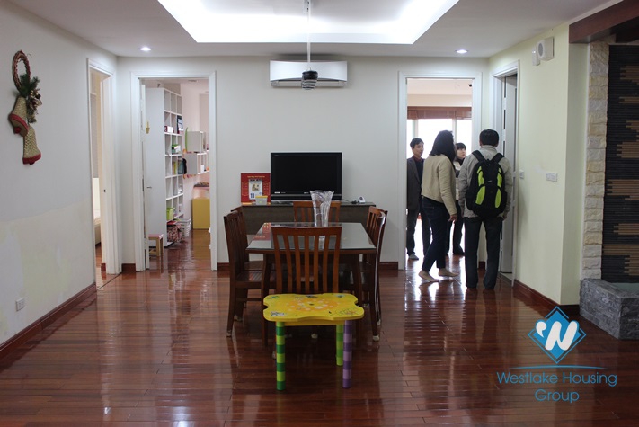 Modern apartment with large size for rent in Ciputra compound, Tay Ho, Hanoi