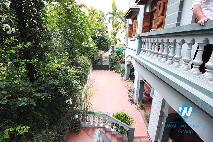 A nice house with swimming pool for rent in Tay Ho area.