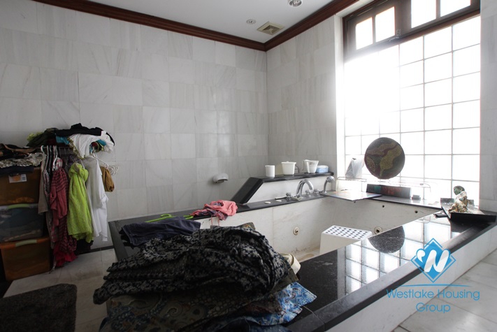 Stunning villa with large yard and garden in To Ngoc Van st, Tay Ho, Ha Noi