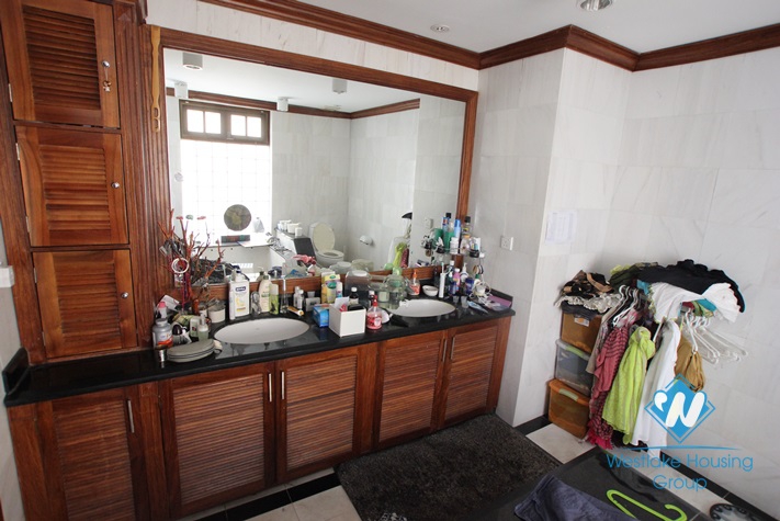 Stunning villa with large yard and garden in To Ngoc Van st, Tay Ho, Ha Noi