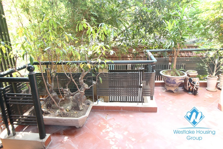 Garden house with swimming pool for rent in Tay Ho