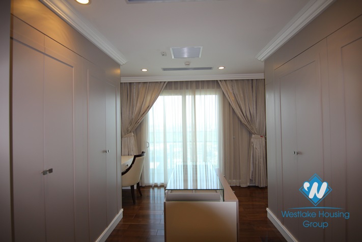 Elegant apartment with 4 bedrooms for rent in L Tower ciputra, Tay Ho area 