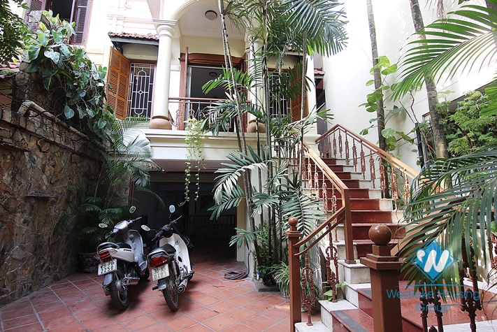 Lovely swimming pool house for rent on To Ngoc Van, Tay Ho