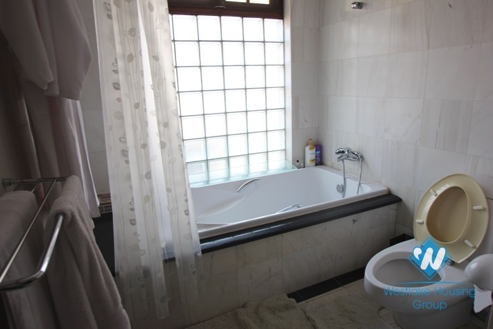 Stunning villa with large yard and garden in To Ngoc Van st, Tay Ho, Ha Noi