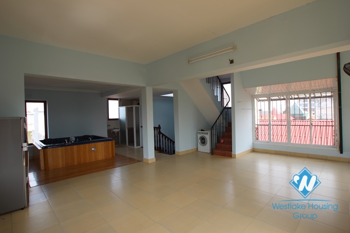 Furnished house with swimming pool available for rent  in Tay Ho district, Hanoi