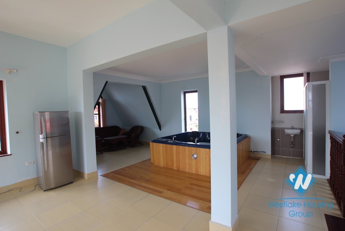 Furnished house with swimming pool available for rent  in Tay Ho district, Hanoi