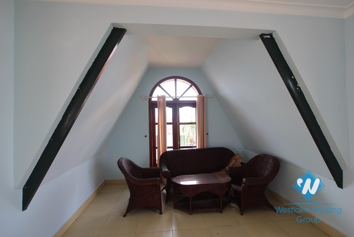 Furnished house with swimming pool available for rent  in Tay Ho district, Hanoi