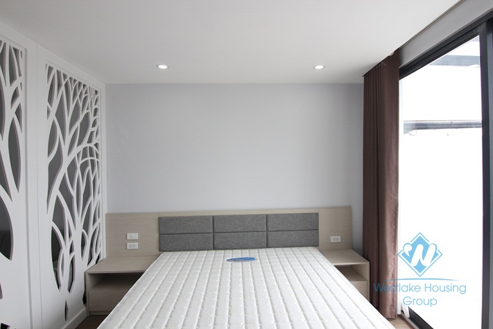 Good studio apartment with large balcony for rent in Tay Ho.