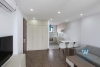 Good studio apartment with large balcony for rent in Tay Ho.