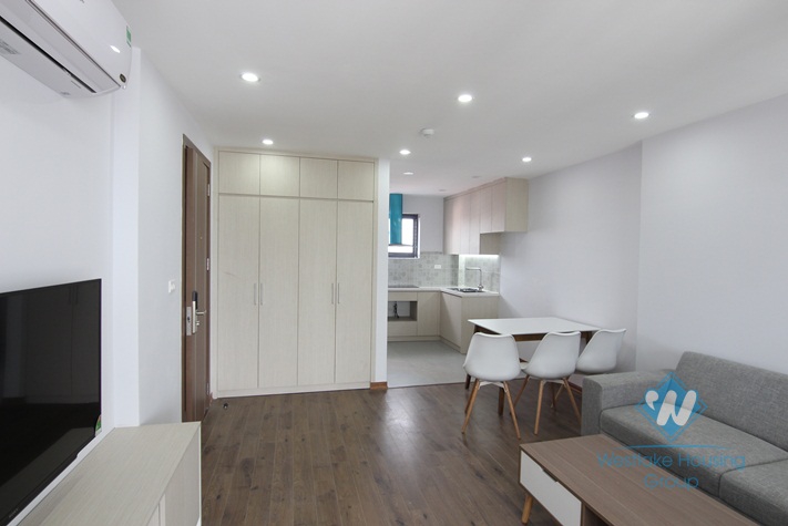 Good studio apartment with large balcony for rent in Tay Ho.