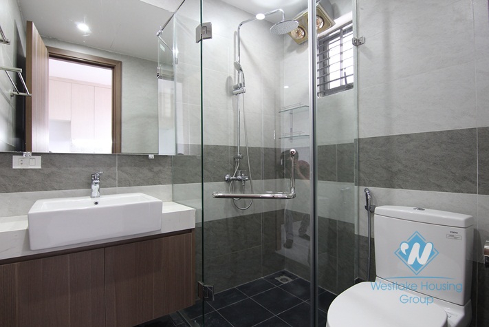 Good studio apartment with large balcony for rent in Tay Ho.