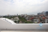 Big terace with Water Park view apartment for rent in Tay Ho, Hanoi.