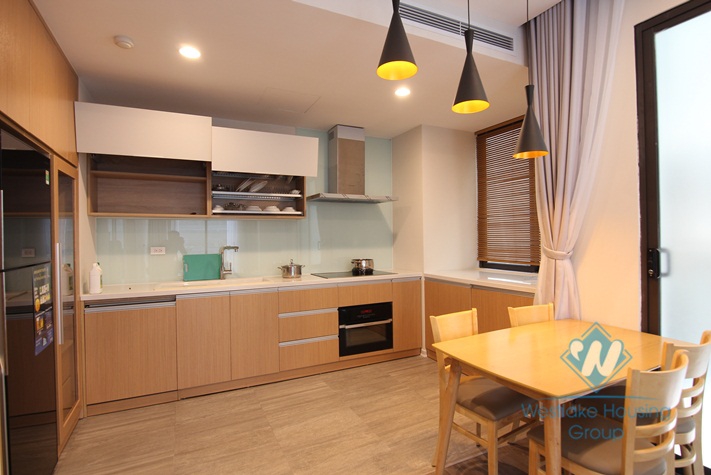 Elegant and morden apartment for rent in Tay Ho, Hanoi.
