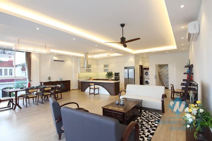Super lakeview morden aparment for rent in Tay Ho, Hanoi.