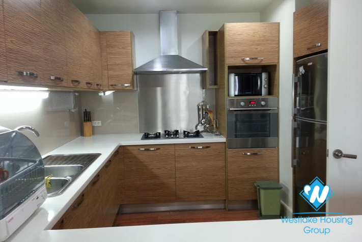 High quality 03 bedroom apartment for lease in Golden Wetlake, Tay Ho district, Hanoi.
