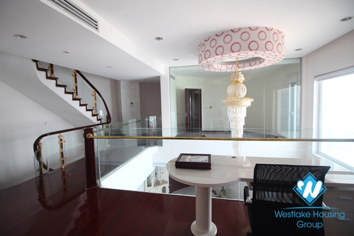 Fabulous apartment with stunning Westlake view for rent in Tay Ho