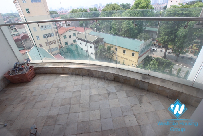 Apartment with simple furniture available for rent in Golden Westlake, Tay Ho, Hanoi.