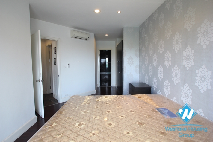Apartment with simple furniture available for rent in Golden Westlake, Tay Ho, Hanoi.
