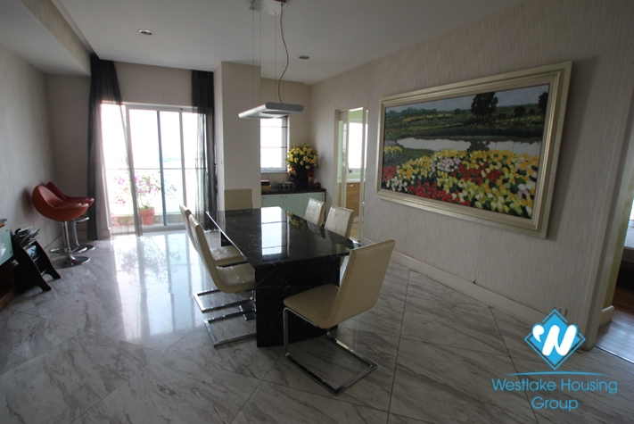 High quality, lake view 03 bedroom apartment for rent in Golden Westlake, Tay Ho, Hanoi