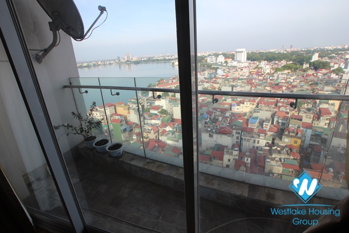 High quality, lake view 03 bedroom apartment for rent in Golden Westlake, Tay Ho, Hanoi